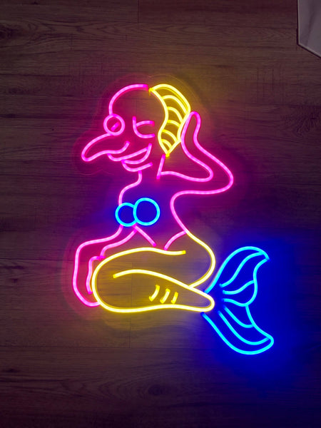 Mr Burns Casino - Neon Sign