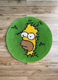 Homer in Bushes Woollen Rug